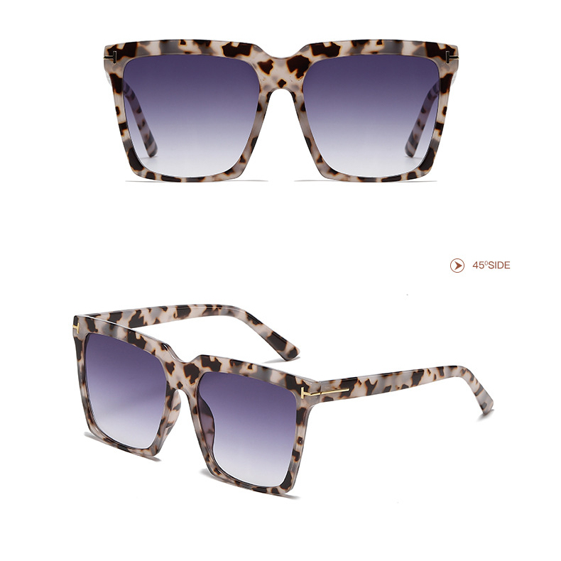 1 Paire De Lunettes De Soleil Rétro Simples En Plastique De Couleurs Mélangées Pour Femmes h5Image6
