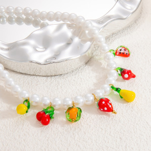 Collier Avec Pendentif En Forme De Cœur Naturel En Acier Inoxydable Plaqué Or  Pour Femme, Série Romantique, 1 Pièce h5 Image4