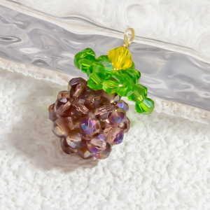 1 Paire De Pendentifs En Verre Pour Femme, Série Romantique, Motif Plante Douce h5 Image9