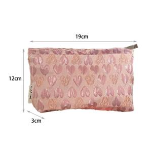 Sac À Main En Polyester Pour Femme, Série Romantique, Motif Cœur Quotidien, 1 Pièce h5 Image9