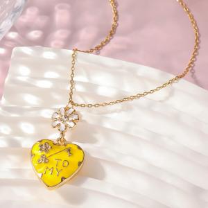 Collier Pendentif Élégant En Alliage Pour Femme, Série Romantique, 1 Pièce h5 Image4