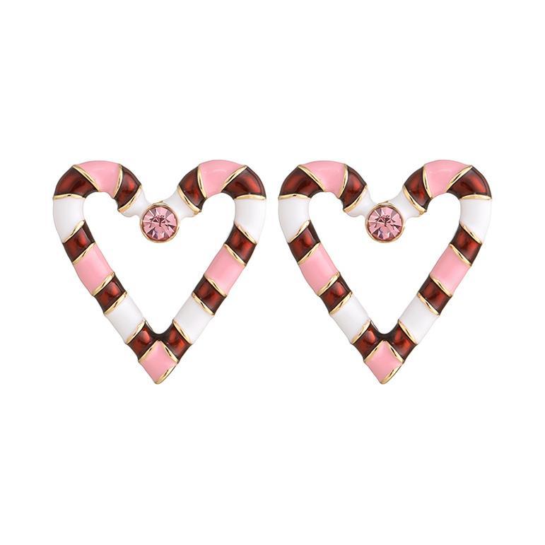 1 Paire De Boucles D'Oreilles À Tige Élégantes En Alliage Pour Femme, Série Romantique Image6