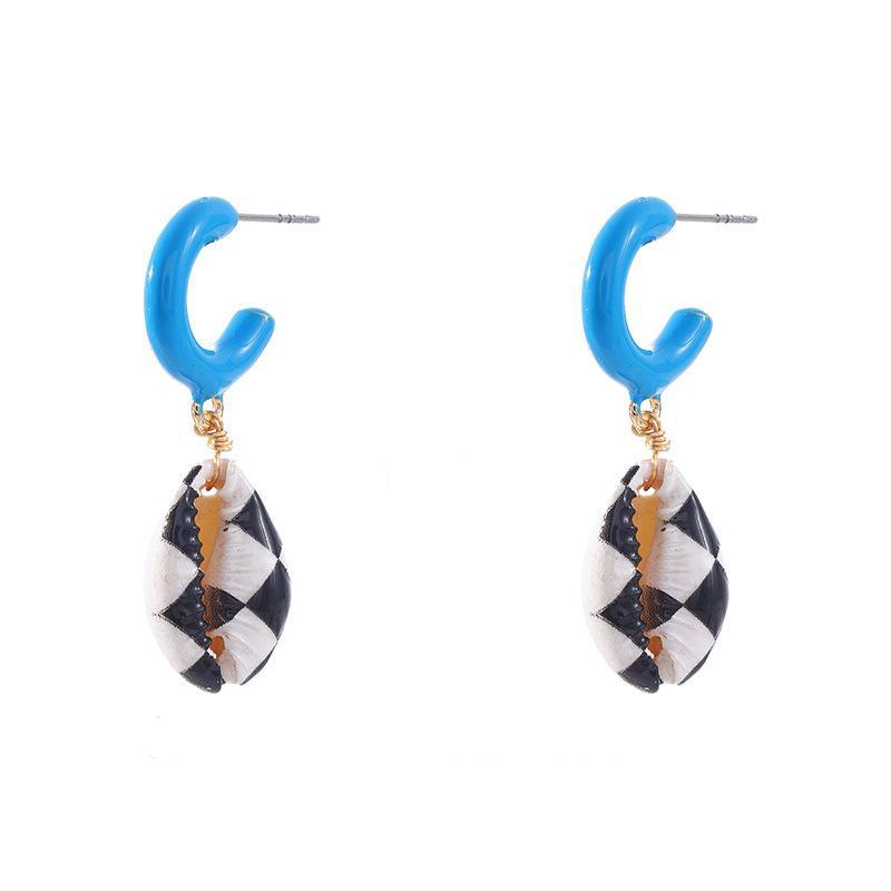 1 Paire De Boucles D'Oreilles Pendantes En Cuivre Pour Femme, Série Romantique, Motif Tortue De Vacances Image6