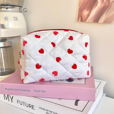 1 paire de sacs pour femme en polyester Sweet Heart de la série Simple