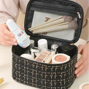 1 Paire De Sacs Pour Femme En Polyester À Carreaux Classiques De La Série Romantic h5 Image6