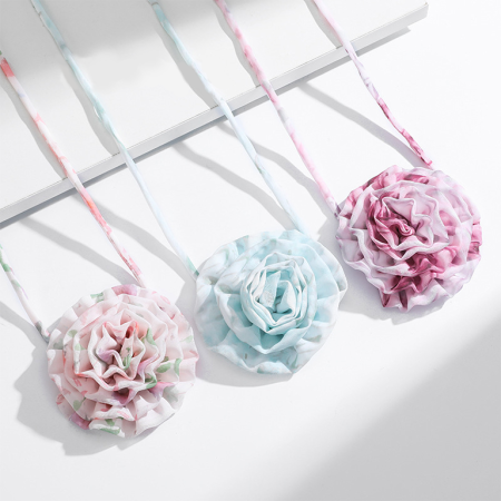 Collier ras du cou pour femme, série romantique, motif floral doux, 1 pièce