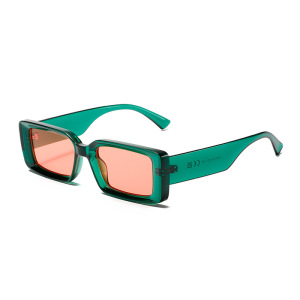 1 Paire De Lunettes De Soleil Femme En Plastique À Imprimé Léopard Rétro, Collection Simple Series h5 Image5