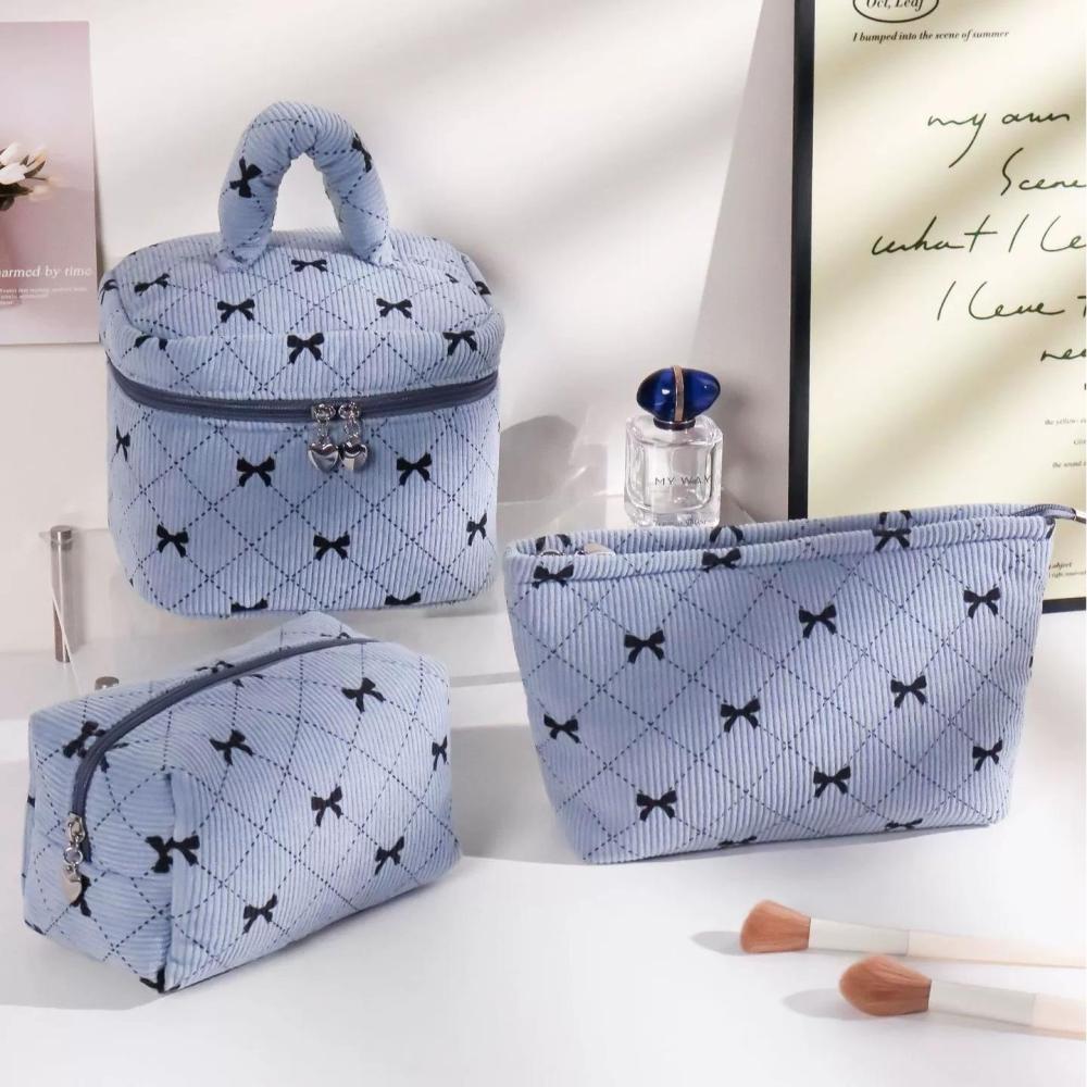 1 Paire De Sacs Pour Femme En Coton Avec Nœud Papillon, Série Luxueuse Image5