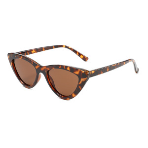 1 Paire De Lunettes De Soleil Simples En Plastique De Couleur Unie Pour Femmes h5 Image4