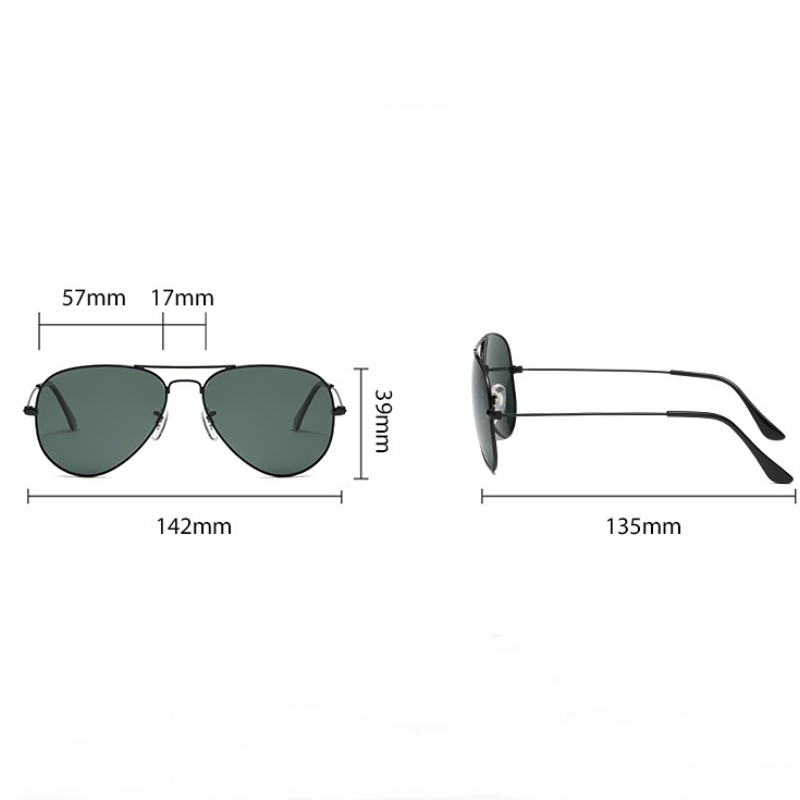 1 Paire De Lunettes De Soleil Simples En Alliage De Couleur Unie Pour Femmes Image7