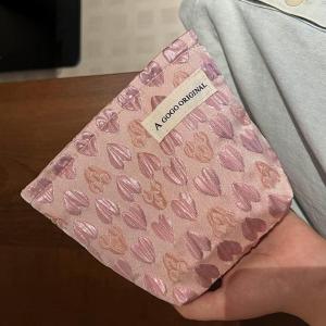 Sac À Main En Polyester Pour Femme, Série Romantique, Motif Cœur Quotidien, 1 Pièce h5 Image6