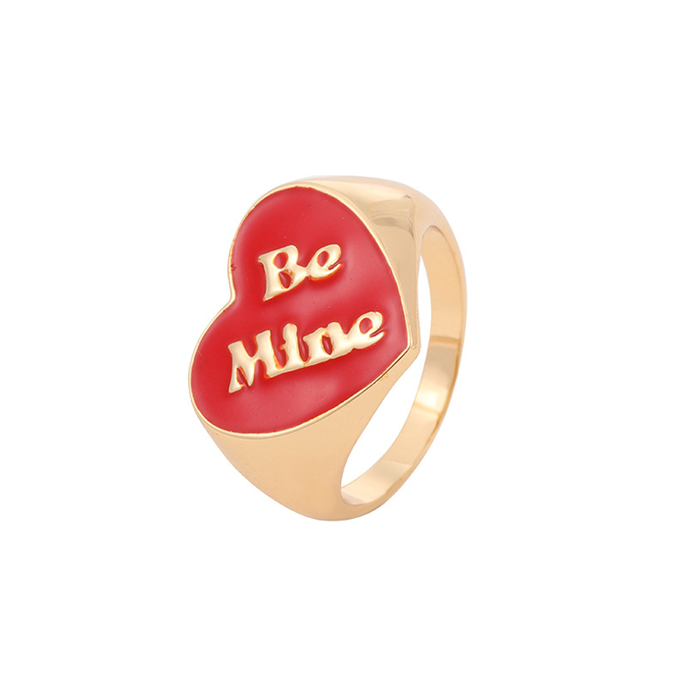 Bague Simple En Alliage Pour Femme, Série Romantique, Élégante, Cœur Image8