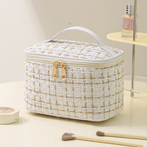 1 Paire De Sacs Pour Femme En Polyester À Carreaux Classiques De La Série Romantic h5 Image9