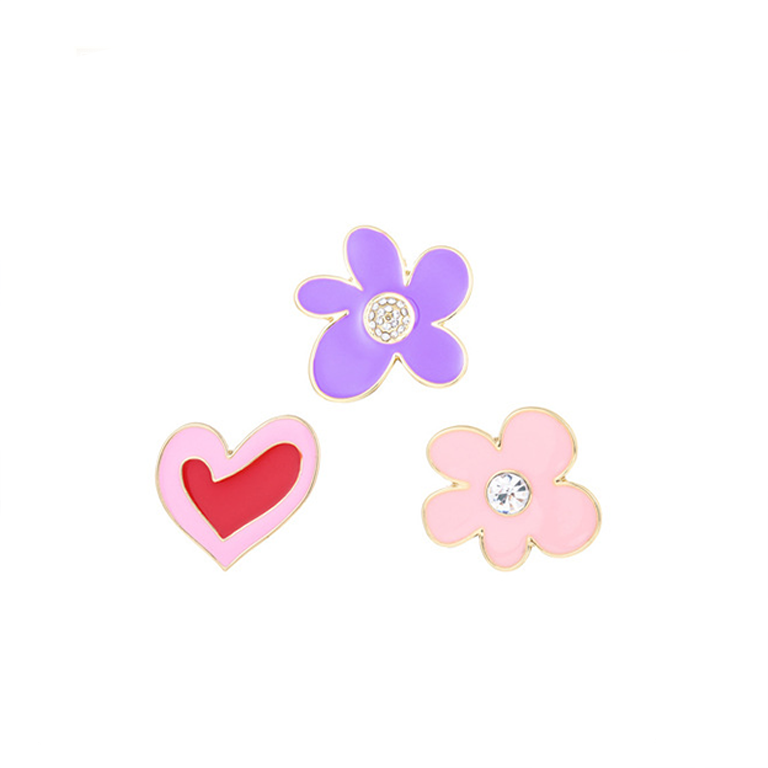 Broche En Alliage Pour Femme, Série Romantique, Motif Cœur Rétro, 1 Pièce Image6