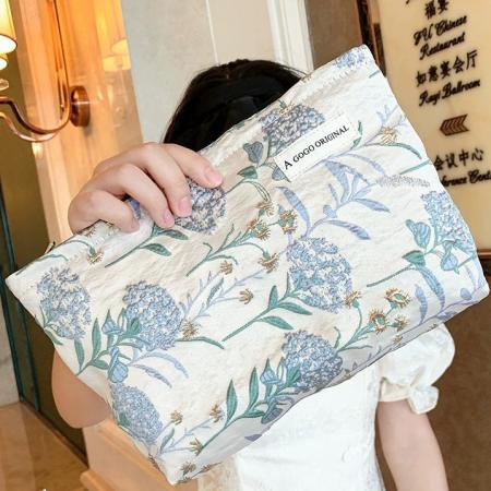 1 sac à main en polyester pour femme, série romantique, motif floral mignon