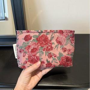 Sac À Main En Polyester Pour Femme, Série Romantique, Motif Fleurs Douces, 1 Pièce h5 Image7