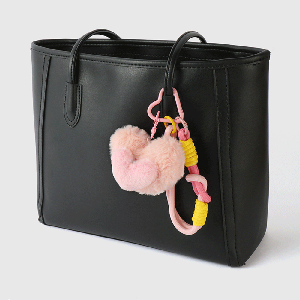 Breloques De Sac Pour Femme En Alliage, Série Romantique, Cœur Doux, 1 Pièce Image5