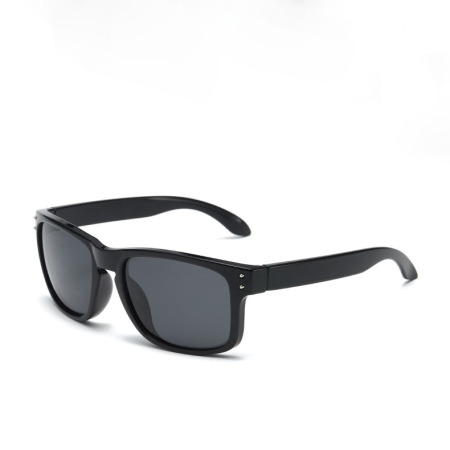 Lunettes de soleil pour femmes, 1 pièce, série simple, décontractées, couleur unie, en plastique