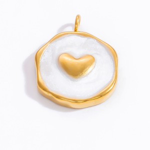 Pendentif Femme Classique Rétro À Nœud Papillon, En Acier Inoxydable Huilé, Couleur Or, Étanche, Avec Motif De Nœud Papillon. h5 Image12