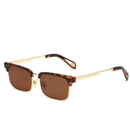 Lunettes de soleil pour femmes, série simple, couleur unie, alliage, vacances 2