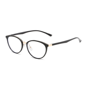 1 Paire De Lunettes De Soleil Basiques Pour Femmes, Monture Noire, Anti-Lumière Bleue h5 Image5