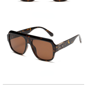 Lunettes De Soleil Pour Femmes, 1 Pièce, Série Simple, Décontractées, Couleur Unie, En Plastique h5 Image6