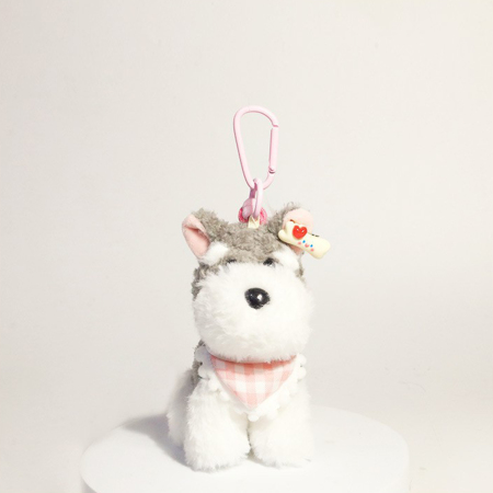 1 breloque pour sac femme Schnauzer mignon