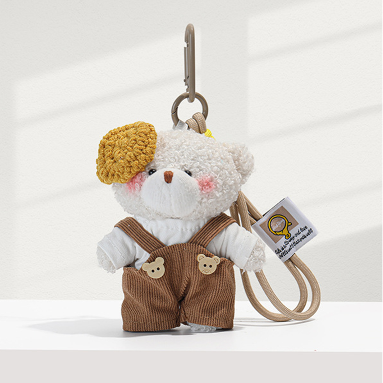 1 Pièce Adorable Series Sweet Artist Bear Breloques De Sac Femme En Rayonne Exquise Image4