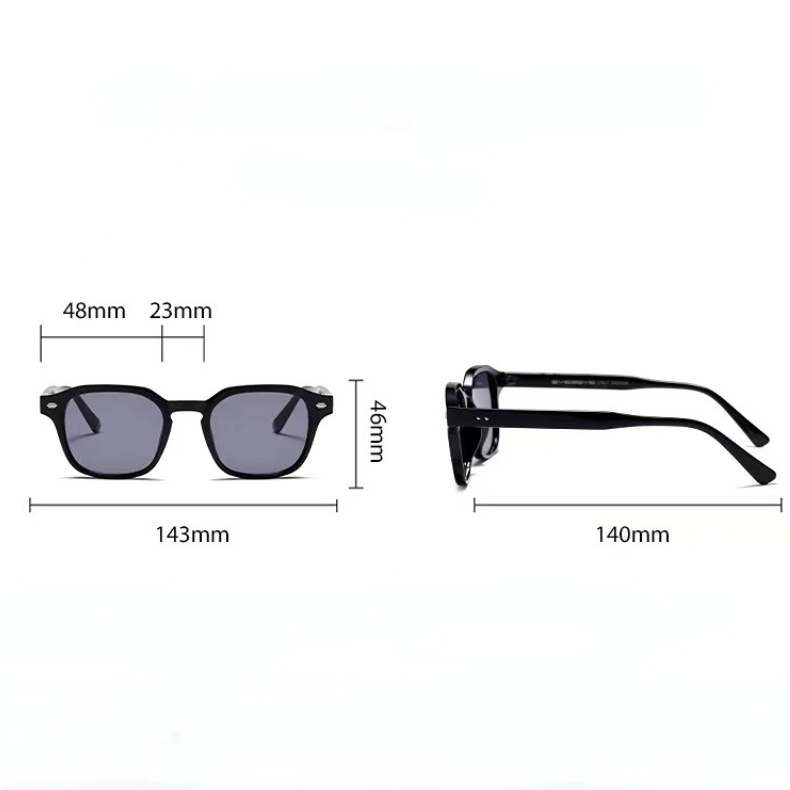 Lunettes De Soleil Pour Femmes, 1 Pièce, Série Simple, Décontractées, Couleur Unie, En Plastique Image10