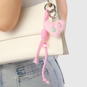 Breloques De Sac Pour Femme En Résine, Série Romantique, Cœur Doux, 1 Pièce h5 Image5