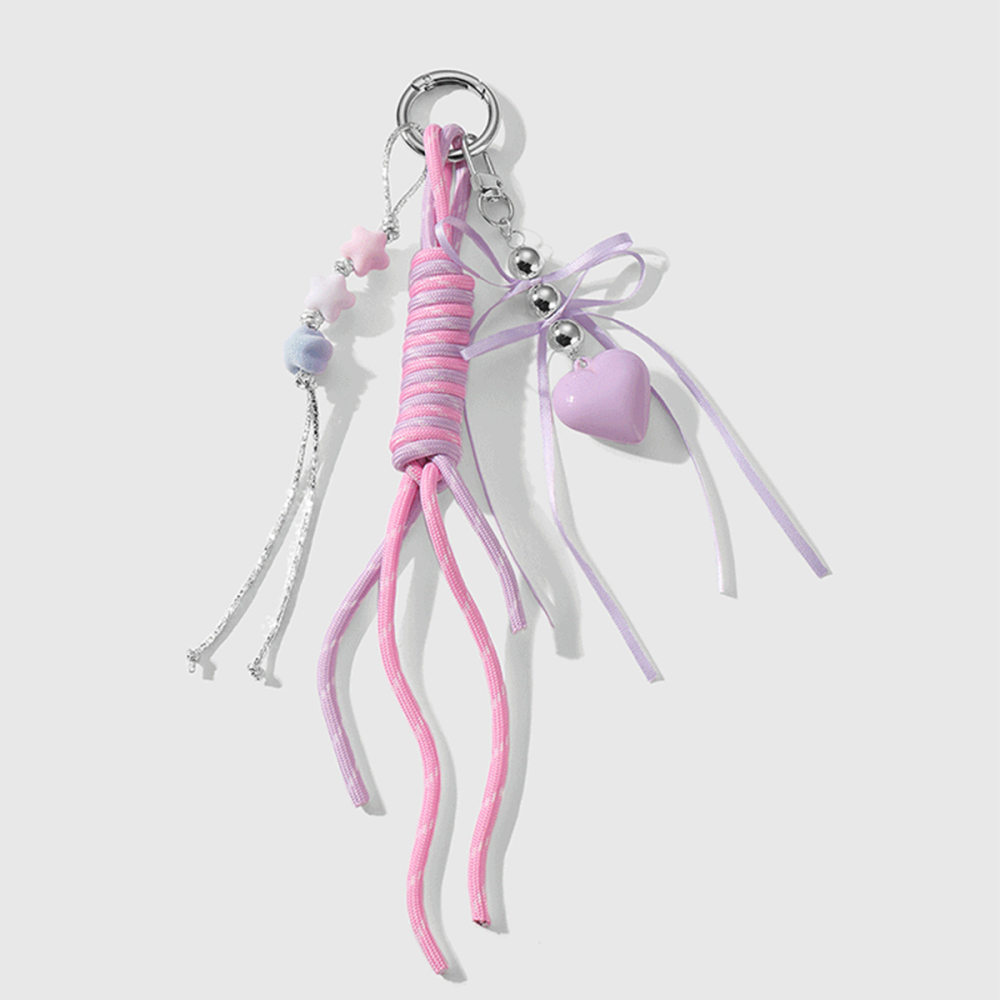 Breloques De Sac Pour Femme En Alliage, Série Romantique, Cœur Doux, 1 Pièce Image3