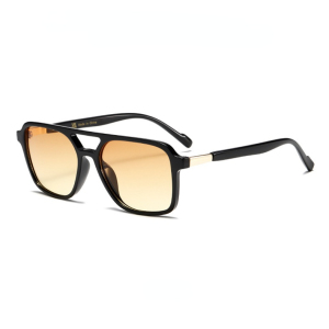 Lunettes De Soleil En Plastique À Imprimé Léopard Pour Femme, Série Simple, Décontractées, 1 Pièce h5 Image3