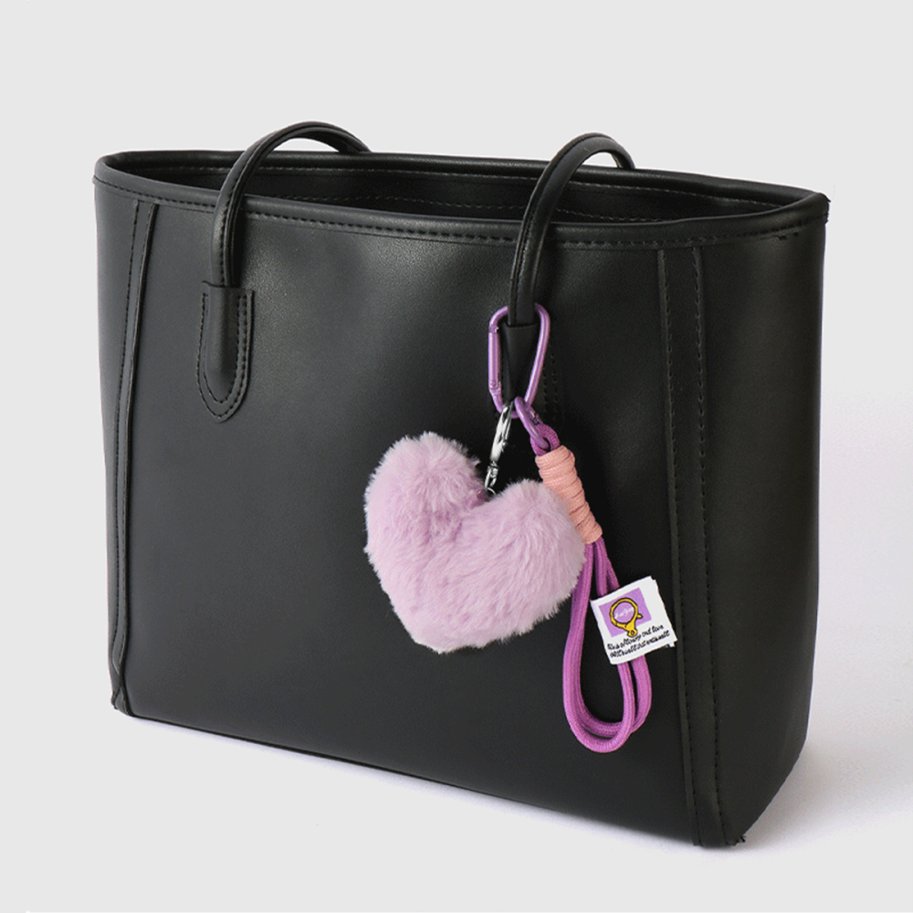 Breloques De Sac Pour Femme En Alliage, Série Romantique, Cœur Doux, 1 Pièce Image6