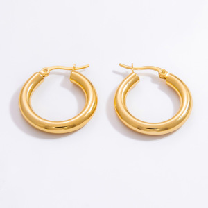 Boucles D'Oreilles Pendantes Pour Femme, En Acier Inoxydable Doré, Imperméables, En Forme D'Hippocampe, Collection De Luxe (1 Paire). h5 Image12