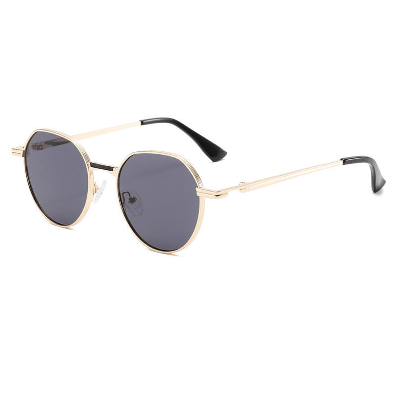 Lunettes De Soleil Pour Femmes, Série Simple, Couleur Unie, En Alliage, 1 Pièce h5Image4