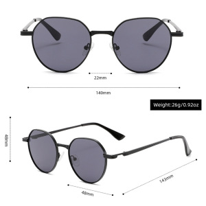 Lunettes De Soleil Pour Femmes, Série Simple, Couleur Unie, En Alliage, 1 Pièce h5 Image9