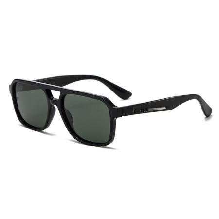 Lunettes de soleil en plastique à imprimé léopard pour femme, série Simple, 1 pièce 2