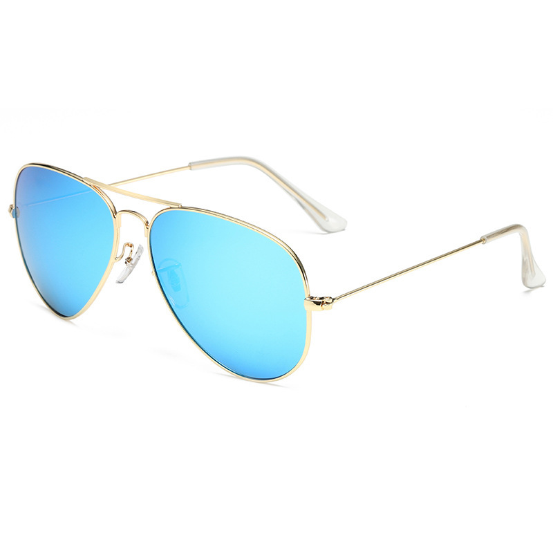 1 Paire De Lunettes De Soleil Simples En Alliage De Couleur Unie Pour Femmes Image5