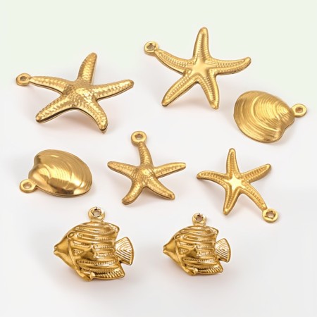 1 paire de pendentifs tortues décontractés pour femmes, série simple, plaqués or 