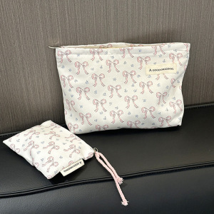 Sac En Toile Pour Femme, Série Romantique, Motif Nœud Papillon, 1 Pièce h5 Image3