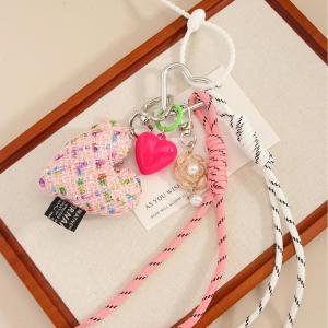 1 Breloque De Sac Pour Femme En Rayonne, Série Romantique, Élégante, En Forme De Cœur h5 Image8