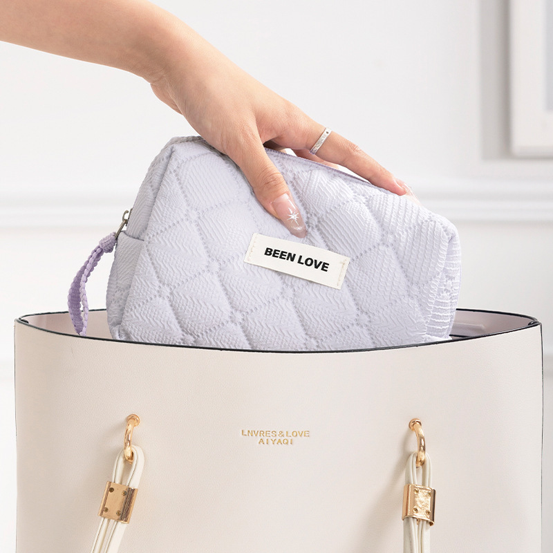 1 Paire De Sacs Simples En Polyester De Couleur Unie Pour Femmes h5Image4