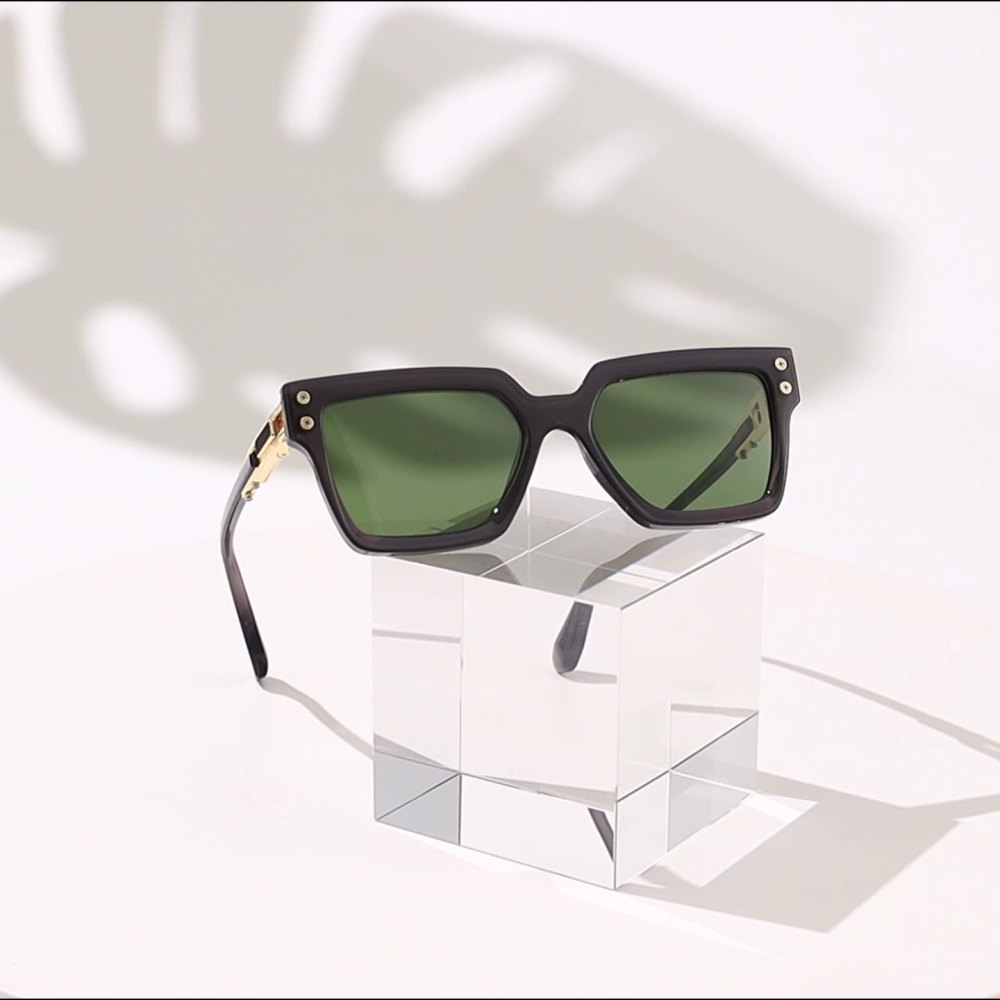 Lunettes De Soleil Pour Femme, Série Simple, 1 Pièce, En Alliage De Couleurs Mélangées, Pour Tous Les Jours Image9