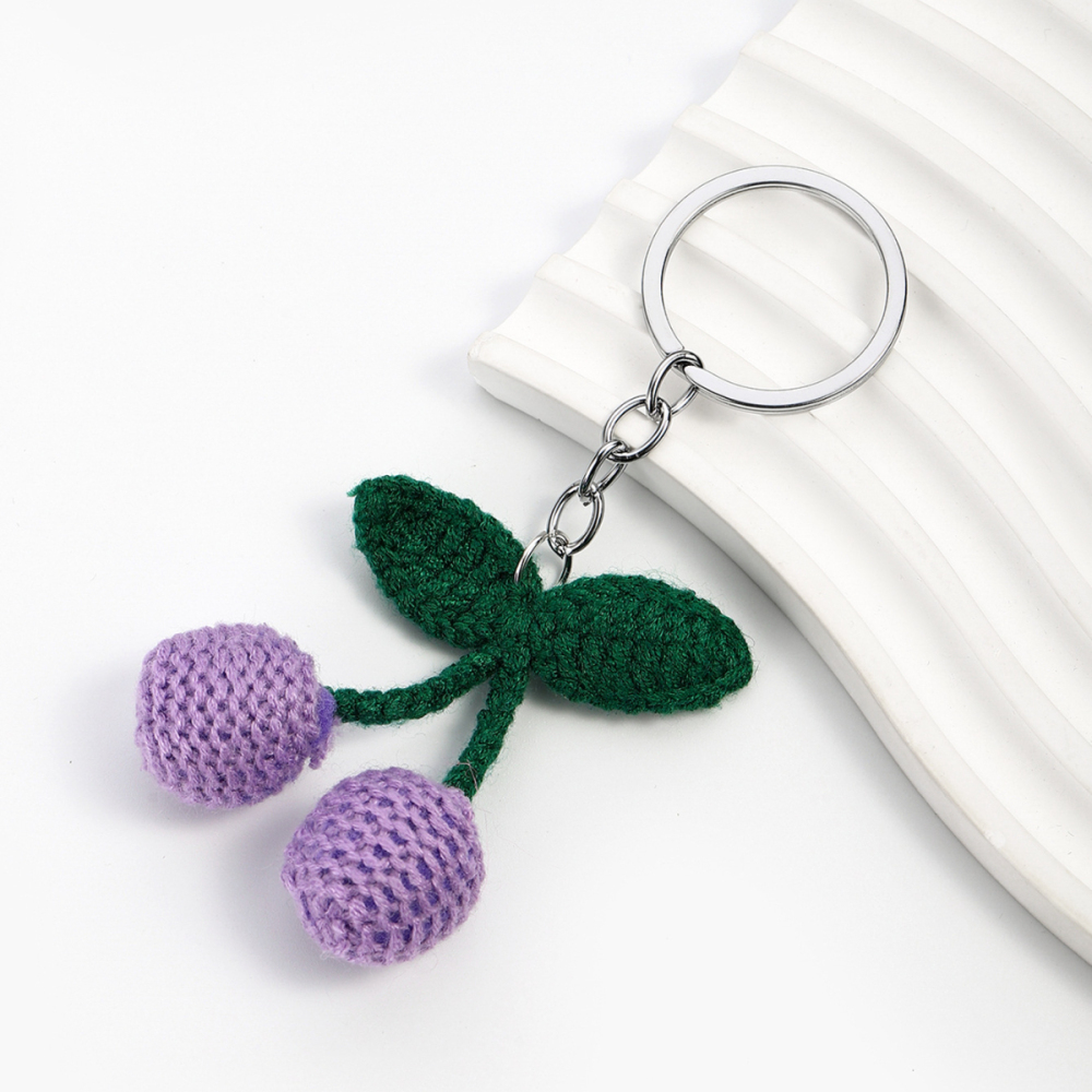 1 Pièce De Breloques De Sac Pour Femme En Fil Végétal Mignon, Série Simple Image8