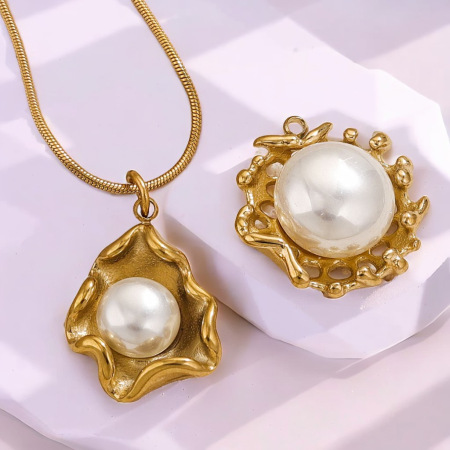 1 paire de pendentifs géométriques rétro pour femme, série classique, plaqués or  2
