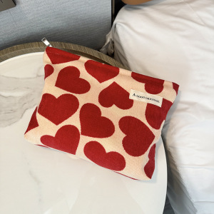 Sac Pour Femme En Velours Côtelé Sweet Heart, Série Romantique, 1 Pièce h5 Image4