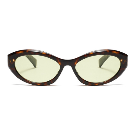 1 Paire De Lunettes De Soleil Simples En Plastique À Imprimé Léopard Pour Femme 2