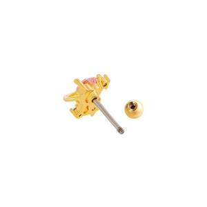 Boucles D'Oreilles À Tige En Acier Titane Et Zircon Pour Femme, 1 Pièce h5 Image6