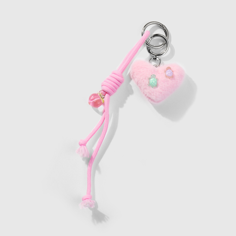 Breloques De Sac Pour Femme En Résine, Série Romantique, Cœur Doux, 1 Pièce Image6