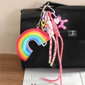 1 Pièce De Breloques De Sac Pour Femme En Pu De Couleur Mixte, Série Simple h5 Image7